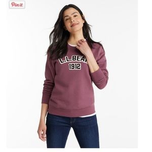 Womens LL Bean crewneck sweatshirt
